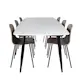 Spisegruppe Venture Home Polar med 6stk Arctic Stoler