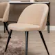 Spisegruppe Venture Home Bianca Rund med 4 Valentina Stitches Stoler Fløyel