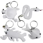 Stoffigurer Creativ Company Hvit 4-8 cm 4 stk/1 Pk