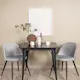 Spisegruppe Venture Home Tempe med 2 Velvet Stoler