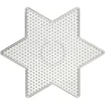Perleplate Creativ Company Stjerne Str 15x15 cm 10 Stk/1 Pk