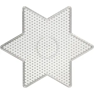Perleplate Creativ Company Stjerne Str 15x15 cm 10 Stk/1 Pk