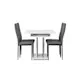 Spisegruppe Venture Home Disa med 4 Petra Stoler