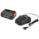 Batteri og Hurtiglader Gardena P4A PBA 18/45 + AL1830 2,5Ah Startkit