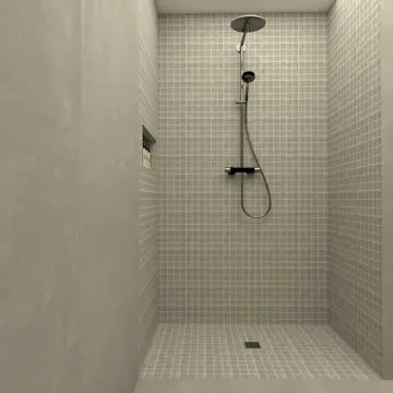 Mosaik Ceramiche Keope Ikon Silver Grå 5x5 cm Matt