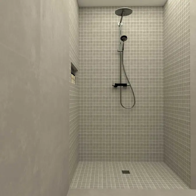 Mosaik Ceramiche Keope Ikon Silver Grå 5x5 cm Matt