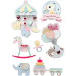 3D Stickers Creativ Company Baby 8-Pk