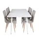 Spisegruppe Venture Home Pobbie med 6 Walter Stoler