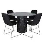 Spisegruppe Venture Home Monte Carlo med 4 Muscot Stoler