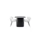 Spisegruppe Venture Home Isolde med 4 stk Chico Stoler