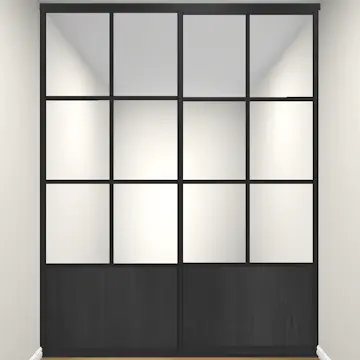 Skyvedør Elfa Artic Gallery Trio