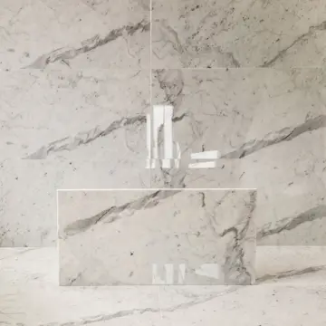 Marmor Arredo Carrara C Polert Hvit 30x60 cm