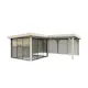 Hagestue Palmako Lenna 24,9 m2 Set 411 Slide