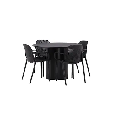 Spisegruppe Venture Home Olivia med 4 Baltimore Stoler