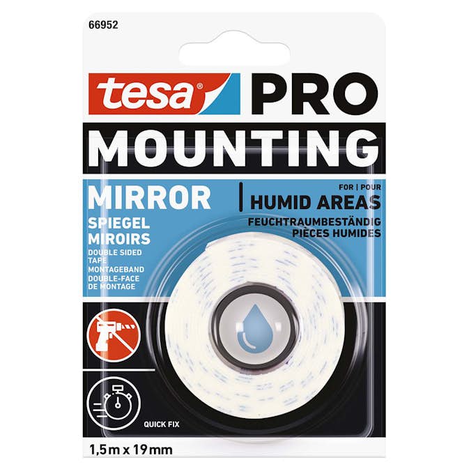 Monteringstape Tesa Pro Speil 19 mm