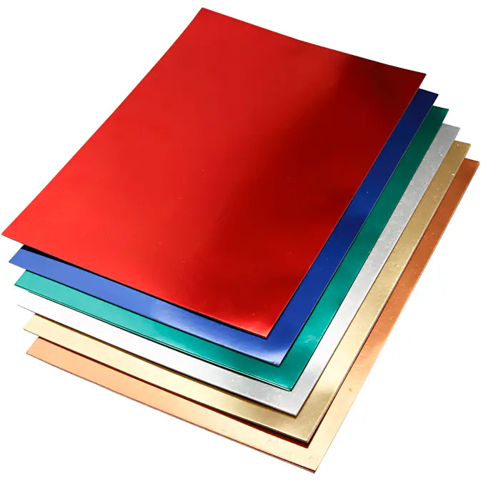 Metallkartong Creativ Company A2 420x600 mm Ass Farger 30 Ass Ark/1 Pk