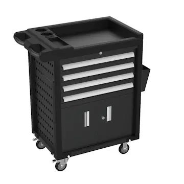 Monteringsvogn Metalcraft med 4 Skuffer og Underskap
