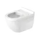 Vägghängd Toalettstol Duravit Starck 3 252709 Rimless utan Toalettsits