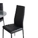 Spisegruppe Venture Home Estelle med 4 Sly Stoler Kunstlær