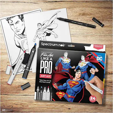 Hobbysett Creativ Company DIY Kit Illustrasjon Superman