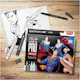 Hobbysett Creativ Company DIY Kit Illustrasjon Superman