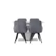 Spisegruppe Venture Home Disa med 4st Rosie Spisestoler