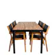 Spisegruppe Venture Home Bois med 6 Velle Stoler
