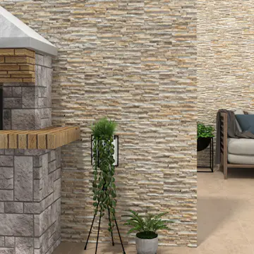 Dekorflis Amiral Beige cm Røff
