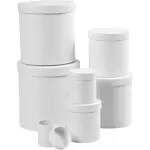 Esker Creativ Company Hvite Runde 7 stk/ 1 Sett