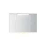 Speilskap FOSSBAD B120 D12 med Lystopp 60 + 30 + 60