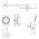 Takdusjsett Hansgrohe Raindance E 300 ShowerSelect Square 1jet