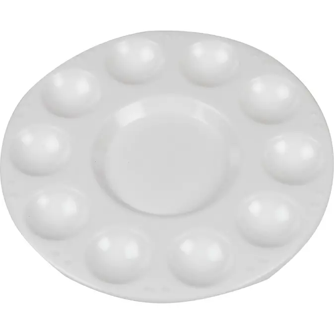 Palett Creativ Company Hvit D17 cm 10 St/1 Pk