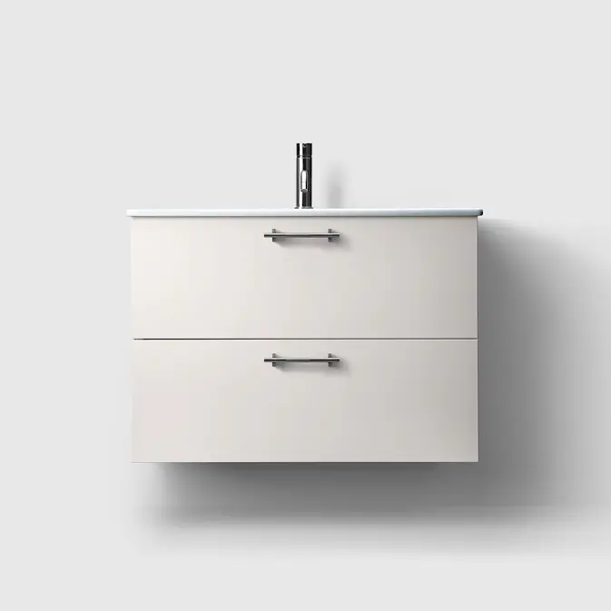 Tvättställsskåp Haven H3/80 Slim med Porslinshandfat