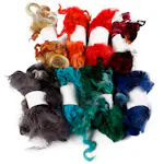 Krøllete Ull Creativ Company Ass Farger 8x20 g/1 Bunt