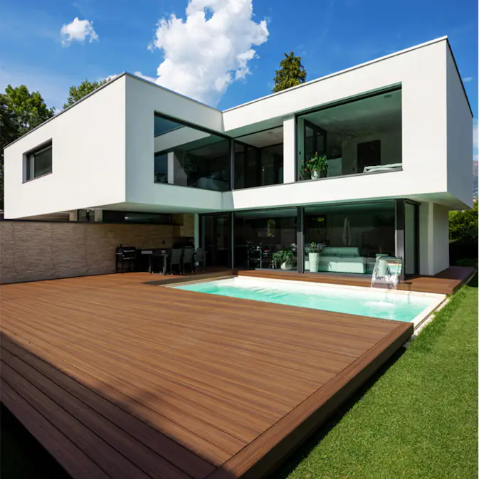 Terrassebord Kirkedal Heimdal Kompositt Oak/Hardwood