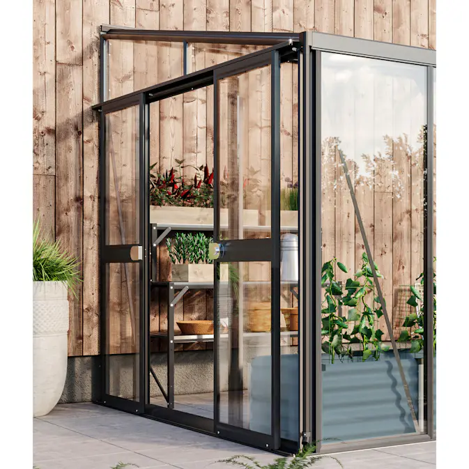 Dobbeldører Vitavia til Drivhus Helena