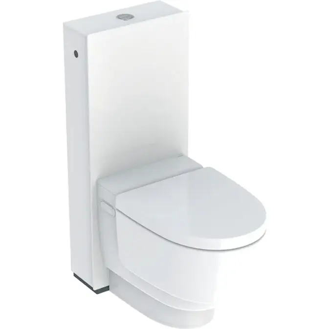 Golvstående Duschtoalett Geberit AquaClean Mera Classic ink Cistern