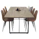 Spisegruppe Venture Home Peo med 6 Pobbie Stoler