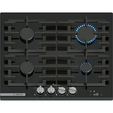 Gasskomfyr Bosch PRP6A6H40 Serie 8 Sort med WiFi