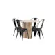 Spisegruppe Venture Home Olivia Natur med 4 Tempe Stoler