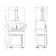 Pizzaovn Modul Myoutdoorkitchen Stainless Collection Naples Vedfyrt