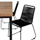 Spisegruppe Venture Home Mendi med 4 Levi Stoler