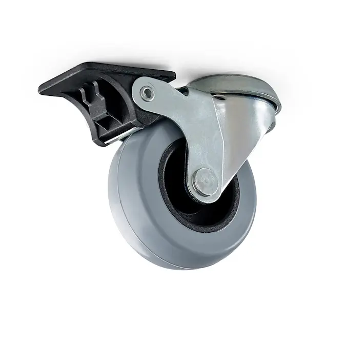 Møbelhjul Habo med Sentrumshull/Brems