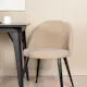 Spisegruppe Venture Home Tempe med 2 Velvet Stitches Stoler