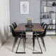 Spisegruppe Venture Home Jane med 6 Pop Stoler