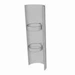 Varmeskjold Landy Vent 850 mm