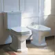 Toalett Duravit 1930 med P-lås med Toalettsete