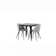 Spisegruppe Venture Home Tempe med 2 Velvet Stoler