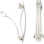 Hårspenne Creativ Company Forsølvet 6 cm 1 Pk