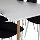 Spisegruppe Venture Home Pobbie 180 med 6 Stoler Polyester